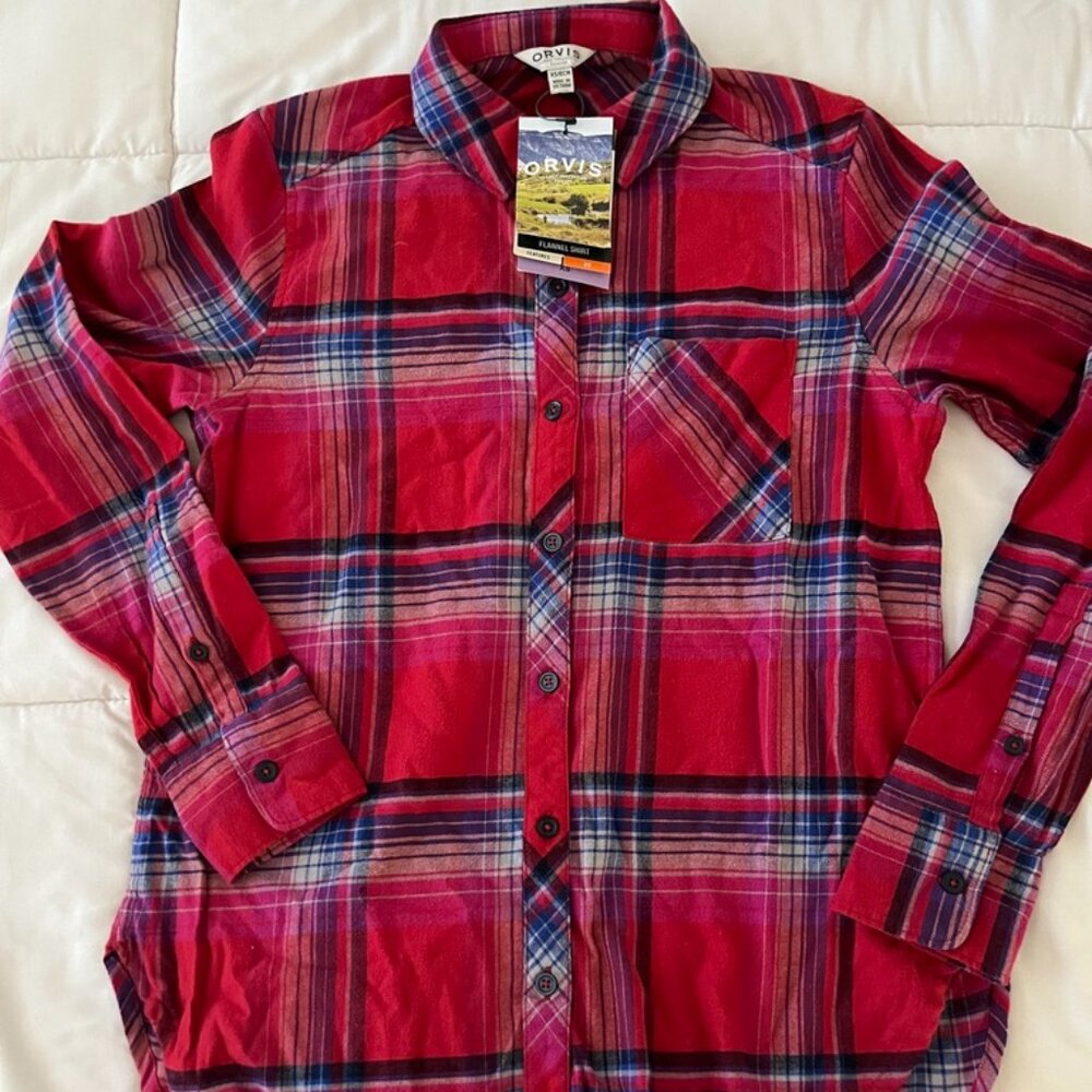 Soft Orvis Laurie Flannel Shirt